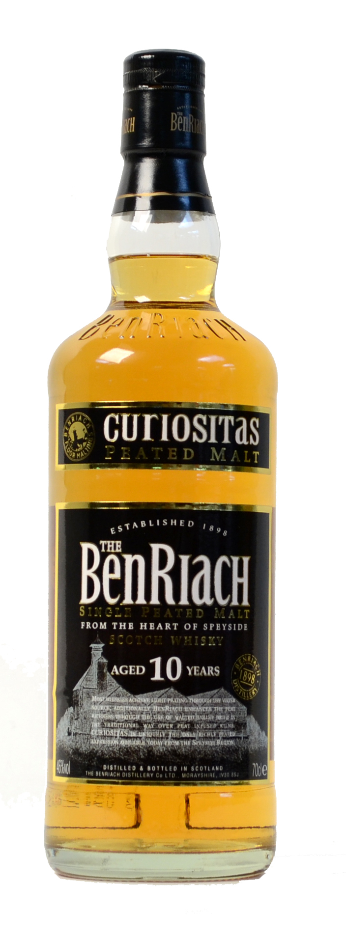 Benriach Curiositas peated 10Y (2009) 46°
