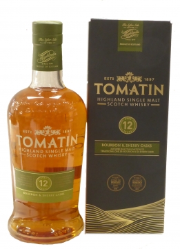 Tomatin Bourbon & Sherry Casks 12Y  43°